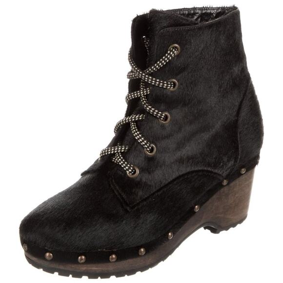 Opening Ceremony Joelle Studded Pony Hair Clog Boots - Picture 1 of 10
